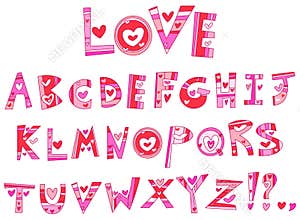 Love alphabet