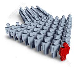 Leadership with business team