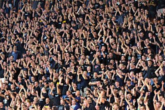 Football fans.