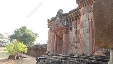 Prasat Muang Tam or Muang Tam near Prasat Phanomrung Historical Park in Buriram Province Thailand