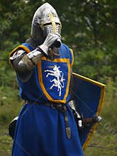 Crusader with armour