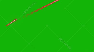 Laser blaster shooting top Resolution green screen video 4k