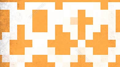 Yellow and white checkered pattern a visually appealing close-up view