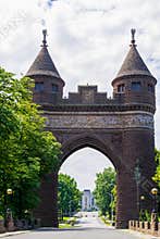 The Soldiers and Sailors Memorial Arch in Bushnell Park, Hartford, Connecticut