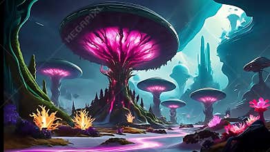 Otherworldly Environments: Glowing Forests, Alien Deserts, Underwater Cities