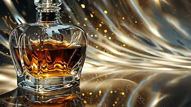 Luxurious spirit: presentation video, aged cognac, refined whiskey, smooth brandy, premium quality, rich flavor, tasting notes,