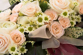 Wedding bouquet detail