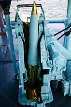 Naval artillery loader