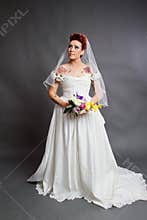 Bridal studio photography