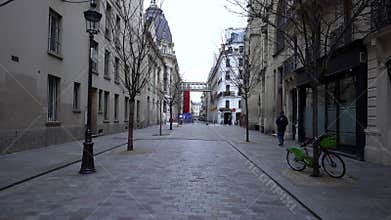Paris, France. Evening streets and atmosphere