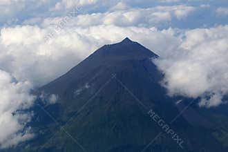 Volcano Pico on the Azores Portugal