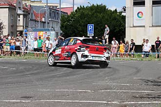 Mlada Boleslav, Czech Republic - Jul 13, 2022 : Rally Bohemia MCR 2024 rally