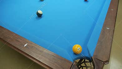 Playing pool