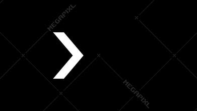 Forward Arrows Chevron Design in Black Background.