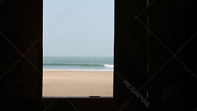 Window seascape view