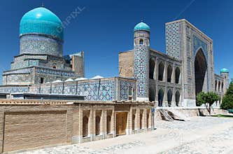 View of Tilla-Kari medressa - Registan - Samarkand