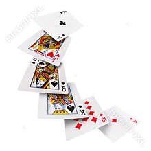 Playing cards poker casino