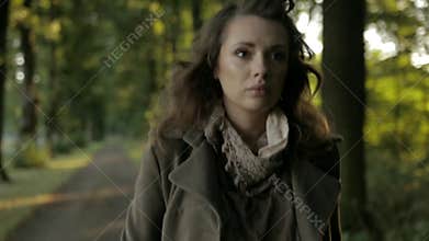 Sad and crying woman