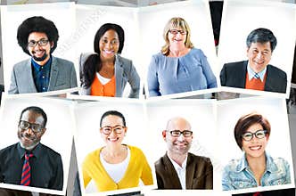 Photographs of Diverse Group of People