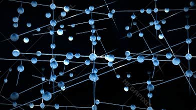 Abstract connection background