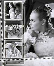 Brides wedding album montage