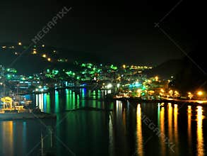 Keelung night cityscape