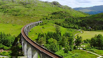 Beautiful Scotland - the famous Glenfinnan viaduct