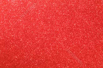 Abstract star sparkle glitter red background