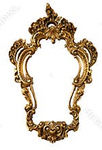Golden old frame of a mirror (No#3)