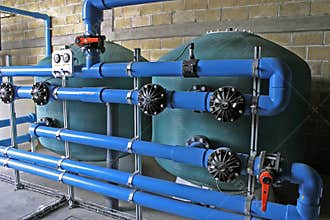 Water treatment plant for water recycling
