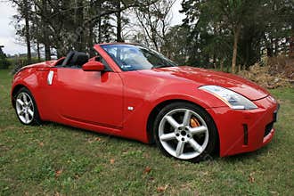 Red sports car