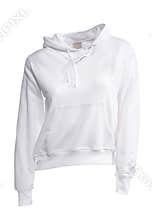 Hooded Sweater in White