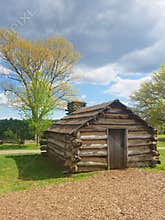 Former soldiers` quarters in Valley Forge, Pennsylvania