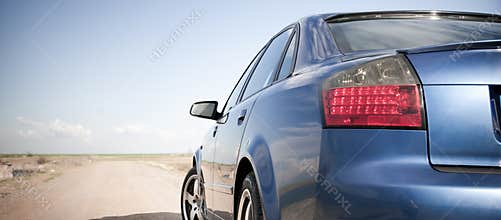 Blue Family Car