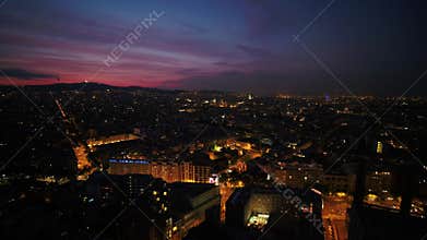 Aerial Spain Barcelona June 2018 Night 30mm 4K Inspire 2 Prores