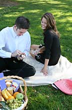 Couple Having Picnic