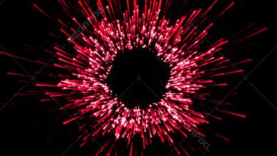 Abstract Starburst Fireworks