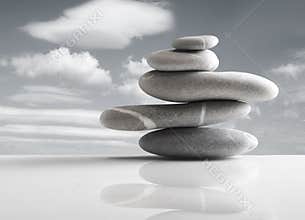 Pile of five stones