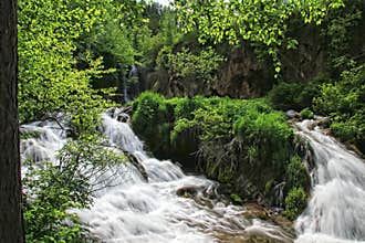 Roughlock Falls in Spearfish Canyon, South Dakota.