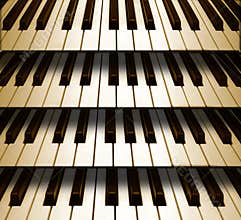 Background music piano keyboard