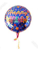 A festive helium balloon
