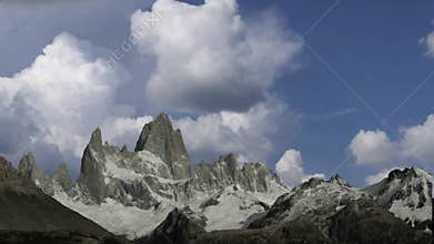 Storm cloud formation over the Fitz Roy
