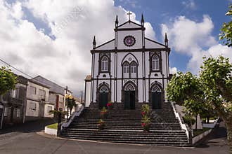 Church in Salga, Sao Miguel, Azores