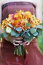 Wedding bouquet of flowers
