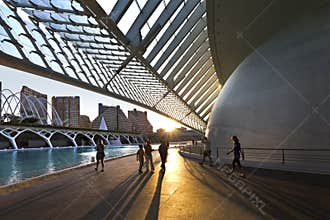 Ciudad de las artes y las ciencias. Valencia-Spain
