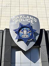 Oakland Police logo sign