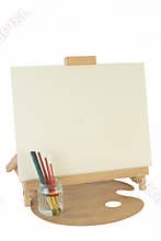 Table easel & canvas