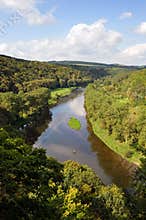 River and forest scenery