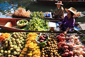 Floating Market,Thailand