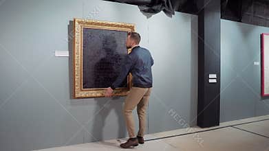 Taking the painting away from the exhibition